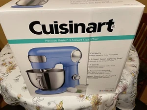 Cuisinart Precision Master 5.5-Quart Stand Mixer, Periwinkle Blue Model SM-50BL - Picture 1 of 7