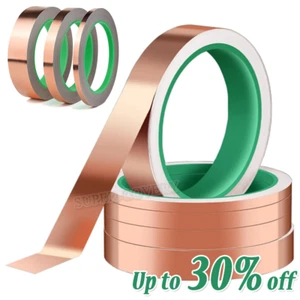20m Wide Copper Slug Tape Adhesive Snail Barrier Tape Copper Slug UK - Picture 1 of 17