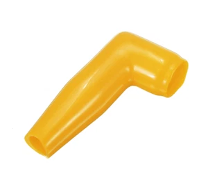 Cubierta de goma para arranque de terminal de cable de cabrestante de motor - amarillo - Imagen 1 de 2