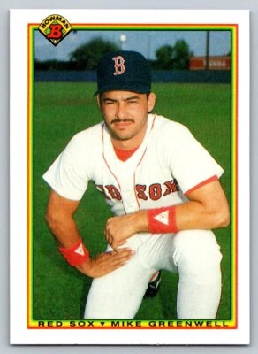 1990 Bowman #274 Mike Greenwell Boston Red Sox - Image 1 of 2