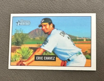 2005 (ATHLETICS) Bowman Heritage Mini #314 Eric Chavez - Image 1 of 2