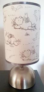 Disney winnie the pooh Bedside touch Lamp base night light fabric shade nursery - Picture 1 of 6