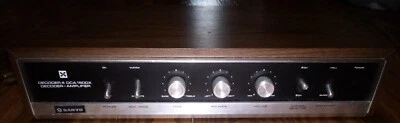 Sanyo 1970’s Decodificador 4 Amplificadores DCA 1500X Receptor Cuadrafónico Raro Foto 1 de 4
