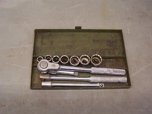 thorsen 3/8" Antrieb Steckschlüsselsatz Unterbrecher Verlängerung Ratsche - Bild 1 von 6