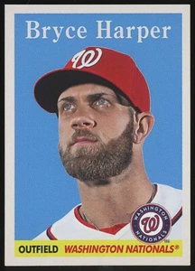 Bryce Harper #9 2016 Topps Throwback Thursday #TBT 1958 Design Nationals SP /730 - Picture 1 of 3