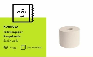 Green Hygiene - KORDULA Toilettenpapier 3-lagig 36 Rollen - Bild 1 von 3