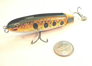 Señuelo de pesca JB318 .5 oz hélice 4", en comparación con Whopper Plopper, 3 ojos, envío a EE. UU. - Imagen 1 de 2