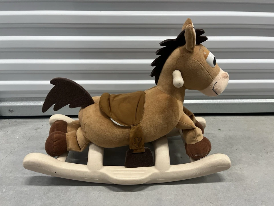 Toy Story Bullseye Musical Rocking Horse Plush Disney Pixar Kiddieland - Image 1 of 4