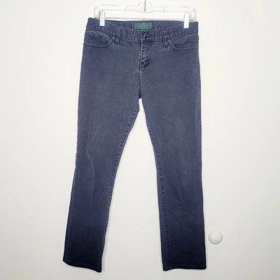 LRL Lauren Jeans Co Boyfriend Fit Black Jeans Size 2P Petite - Image 1 of 4