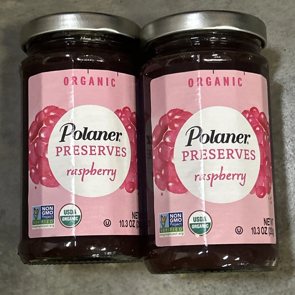 2 Pack Polaner Organic Preserves, Raspberry 10.3 Ounce - Image 1 of 4