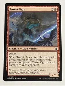 MTG War of the Spark Turret Ogre 148/264 NM - Picture 1 of 2