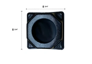 UNIVERSAL STEREO RADIO SOUNDBAR TRACTOR SKID STEER 2 SPEAKERS PODS EMPTY - Picture 1 of 2