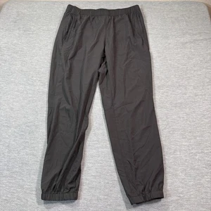 Old Navy Joggers Mens Large Black Active Quick Dry Lightweight Gym Zip Ankle - Picture 1 of 9