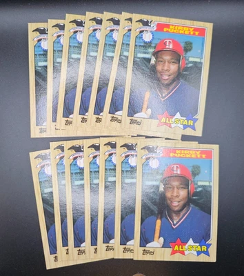 1987 Topps - All-Star Kirby Puckett #611 - Lot of 14 - EX/NM - Image 1 of 2