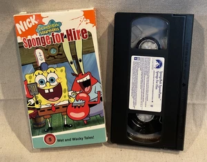 Spongebob Squarepants - Sponge for Hire (VHS, 2004) - Picture 1 of 2