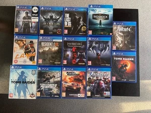 PlayStation 4 Games Joblot Collection PS4 Resident Evil, L.A. Noire, Tomb Raider - Picture 1 of 1