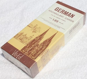 Vis-Ed GERMAN Vocabulary Flash Cards for Language Student 1000 double sided NOS - Picture 1 of 5