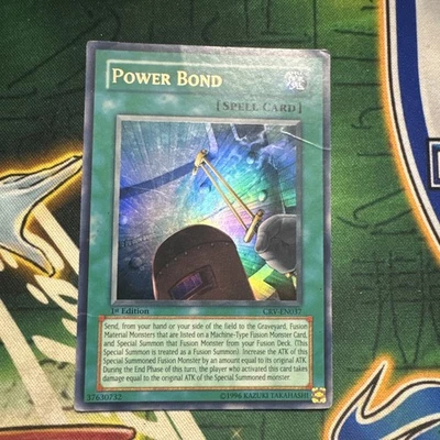 Yugioh! Power Bond CRV-EN037 Ultra Rare 1st Edition HP - Image 1 of 3