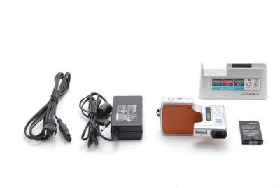 [Exc+++] Kyocera Contax U4R Brown 4.0MP Compact Digital Camera fromJapan  #7130 - Image 1 of 4