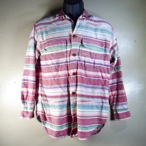 Vintage Rare Polo Country Ralph Lauren Aztec Southwestern Stripe Shirt Small S - Picture 1 of 9