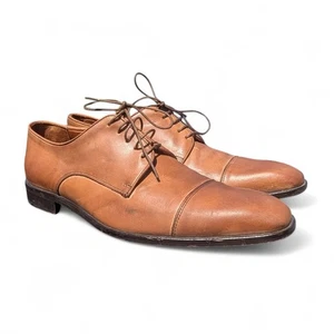 Maurizio Matteo Hergestellt in Italien Herren Cap Toe Oxford Elegant Schuhe - 8,5 W - Leder - Bild 1 von 17