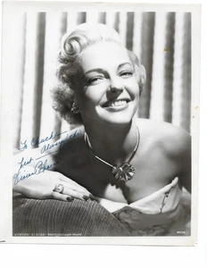 Vivian Blaine - Autographed 8X10 Vintage B&W Photo - Picture 1 of 3