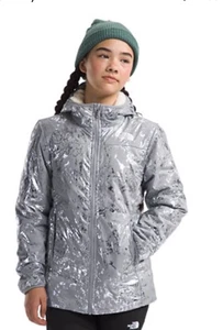 The Northface girls reversible Moss bud Parka Sz Medium - Picture 1 of 10