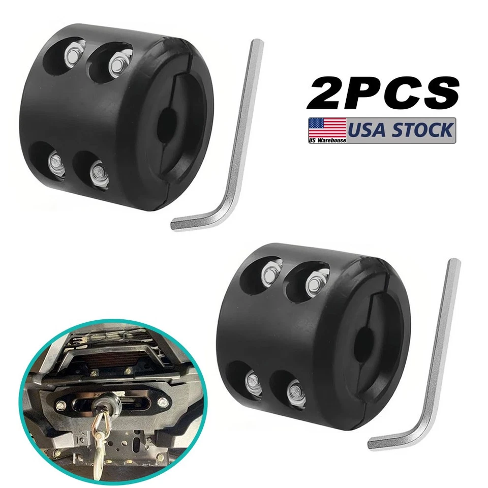 2 PIEZAS ATV UTV Ucreative Cabrestante Cuerda Gancho Tapón de Goma para Cuerda de Cabrestante Sintético Foto 1 de 4