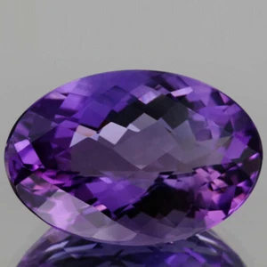 Video_24.12cts_Oval Cut_Vivid Fine Purple Hue_Brazil_Natural Amethyst_GM210 - Picture 1 of 2