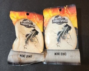 Lot Of 2 Jurassic World Mini Dino Figure Mystery Blind Bag - Picture 1 of 2