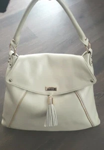 Onna Ehrlich Hobo In French Vanilla Shoulder Tote Purse/Bag Excellent  - Picture 1 of 4