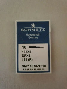 (0,32 € / Stück) 100 Stück Nähmaschinennadeln von Schmetz NM: 110           - Picture 1 of 1
