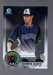 2018 Bowman Bowman Scouts Top 100 Mackenzie Gore #BTP-13 - Picture 1 of 2