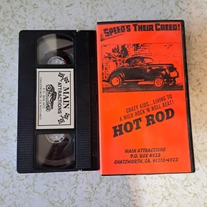 Hot Rod 1979 Main Attractions Rare Oop HTF Vhs Movie Speed's Their Creed! DRAG - Picture 1 of 3