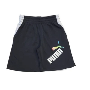 Puma Black Sport Shorts UK Boy's Size S W22 CC922 - Picture 1 of 5