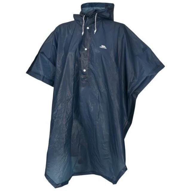 Trespass Canopy Packable Waterproof Poncho - Blue, One Size