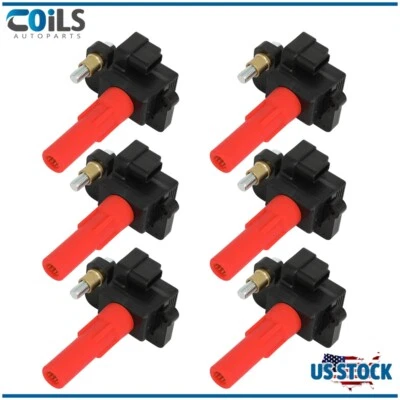 6 Ignition Coils Pack For Subaru Legacy Outback 2010-2019 Tribeca 2010-2014 3.6L - Image 1 of 4