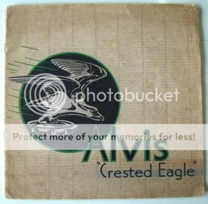 Alvis Crested Eagle Six Cylinder Models Pre-War Car Sales Brochure c1935 - Picture 1 of 6