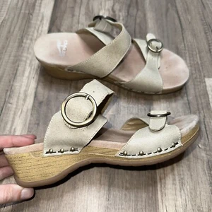 Dansko Women’s Mana Slip On Clogs Wooden Size 38 7.5 - Picture 1 of 6
