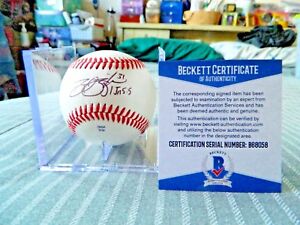 Brad Ziegler Signed Official California League Baseball (Beckett B68058, Diamond