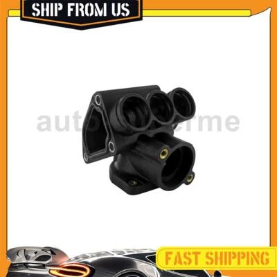 Carcasa inferior del termostato refrigerante del motor para Volkswagen Jetta 1994-1999 2,8 L Foto 1 de 4