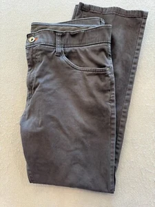 Weatherproof Pants Mens 38x30 Vintage Fit Gray Stretch Waist Khaki Chinos - Picture 1 of 5