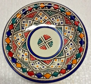 Plato Marroquí Hecho a Mano Colgante de Pared Entrega Gratuita W15.5xH3.5cm Idea de Regalo - Imagen 1 de 1
