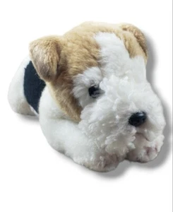 Russ Yomika Classic Soft Wire Fox Terrier 12 inch Dog Plush Stuffed Animal Toy - Picture 1 of 14