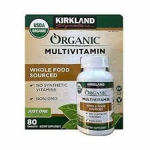 Kirkland Signature USDA Organic Multivitamin, 80 Tablets - Picture 1 of 17