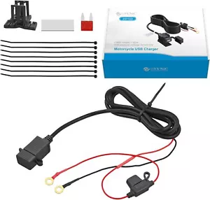 Motorrad USB Ladegerät Universal Stromversorgung Port 2.1A 12/24V Wasserdichte - Bild 1 von 7