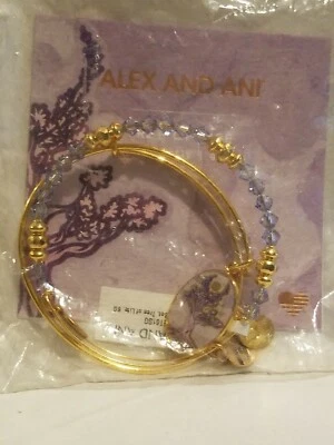 Alex and Ani - Art Infusion Set, Tree of Life Bangle Bracelet NWT $58 - Image 1 of 3