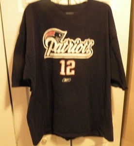 Reebok NFL New England Patriots Tom Brady #12 Herren GRÖSSE 2XL KOSTENLOSER VERSAND. - Bild 1 von 4