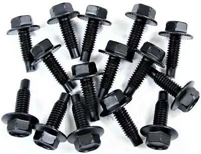 CHRYSLER Body Bolts- 5/16-18 x 1" Long- 1/2" Hex- 13/16" Flange- 15 bolts- #108 - Image 1 of 4
