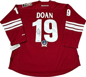 SHANE DOAN SIGNED ARIZONA COYOTES REEBOK JERSEY BAS COA BP70099 - Picture 1 of 5